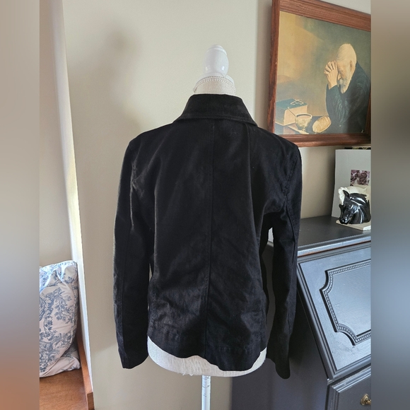 Ralph Lauren Lauren Jeans Co Size Medium Womens Black Cotton Denim Jean Jacket - Picture 3 of 6